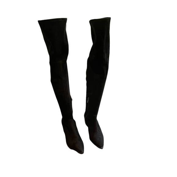 New Marc Fisher Black Yakira Over the Knee Boot Size 5.5M NWOB - Picture 5 of 14